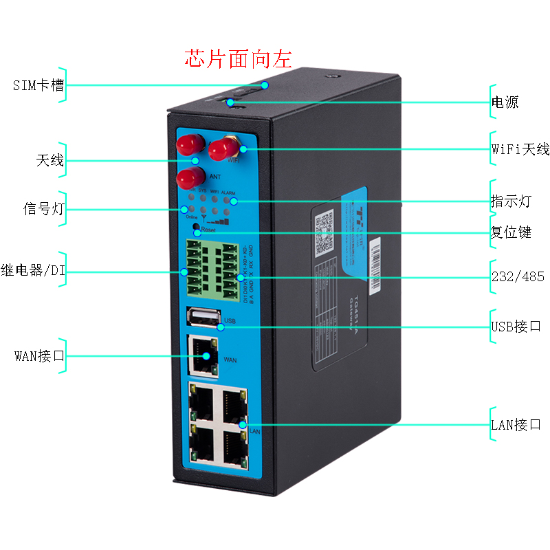 工业物联网智能网关怎么接线